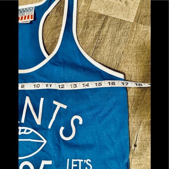 🆕🏈JUNKFOOD NY GIANTS VINTAGE TANK🏈🆕 - Picture 10 of 12